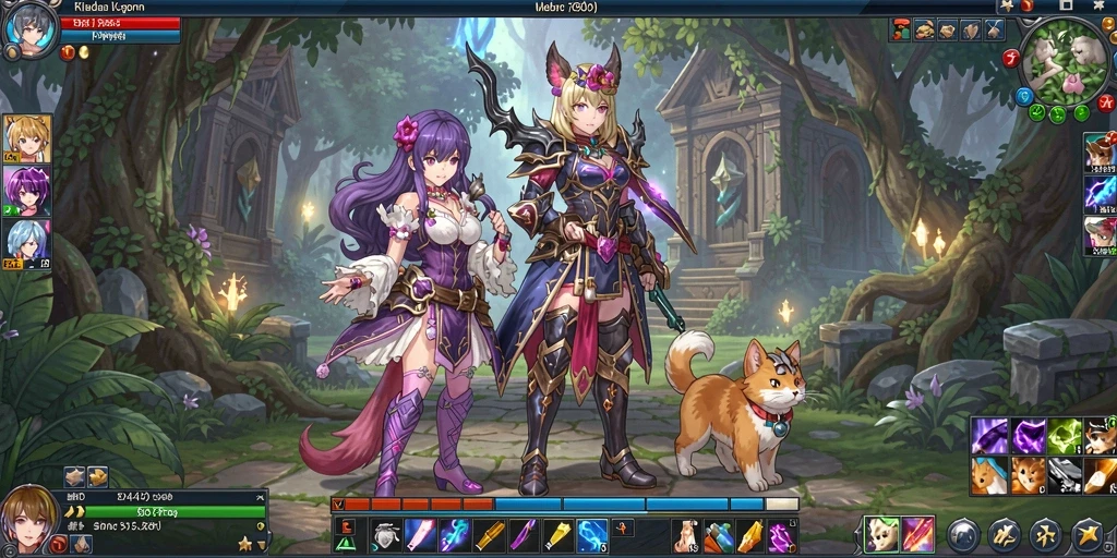Screenshot aksi seru saat bermain multiplayer.