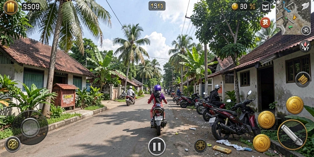 Pengalaman bermain yang mendebarkan dan menyenangkan.