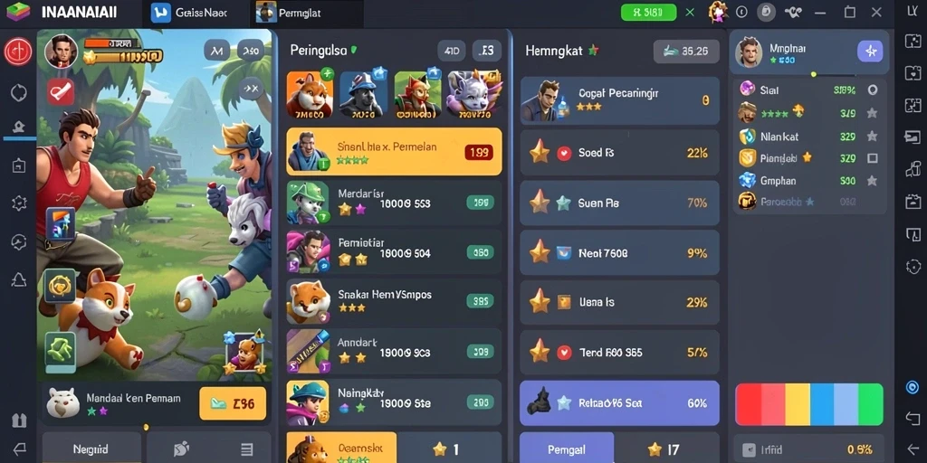 Sistem reward yang menarik dan menguntungkan.